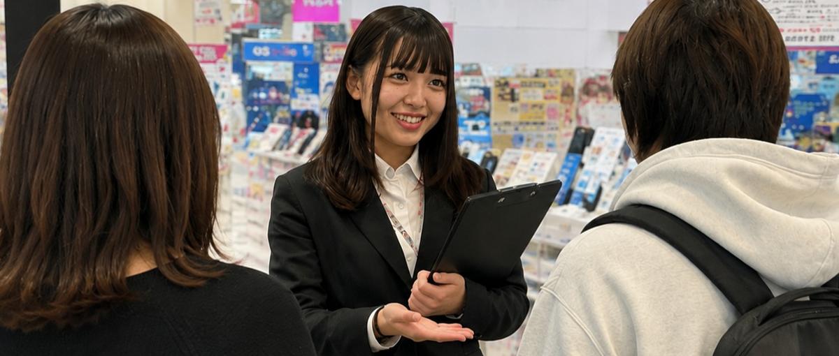仲間と売場を育てる｜携帯販売のセールスプロモーション職