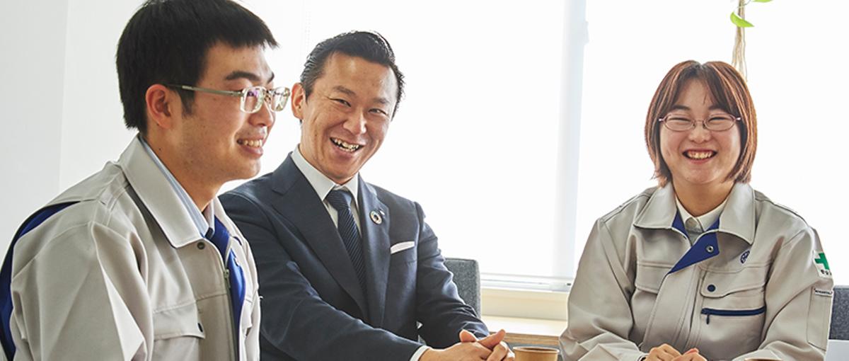 事業拡大のため積極的に新卒採用活動中。ゼネコンに興味がある学生wanted