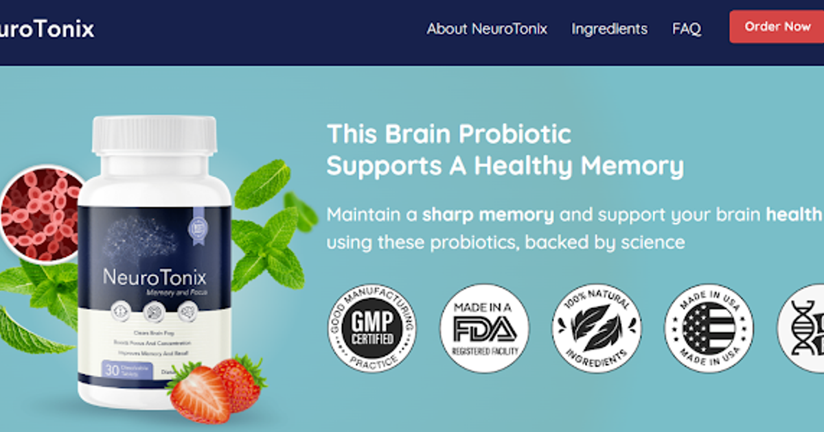NeuroTonix Brain Booster Formula, Functions & Price in USA, CA, UK, IE ...