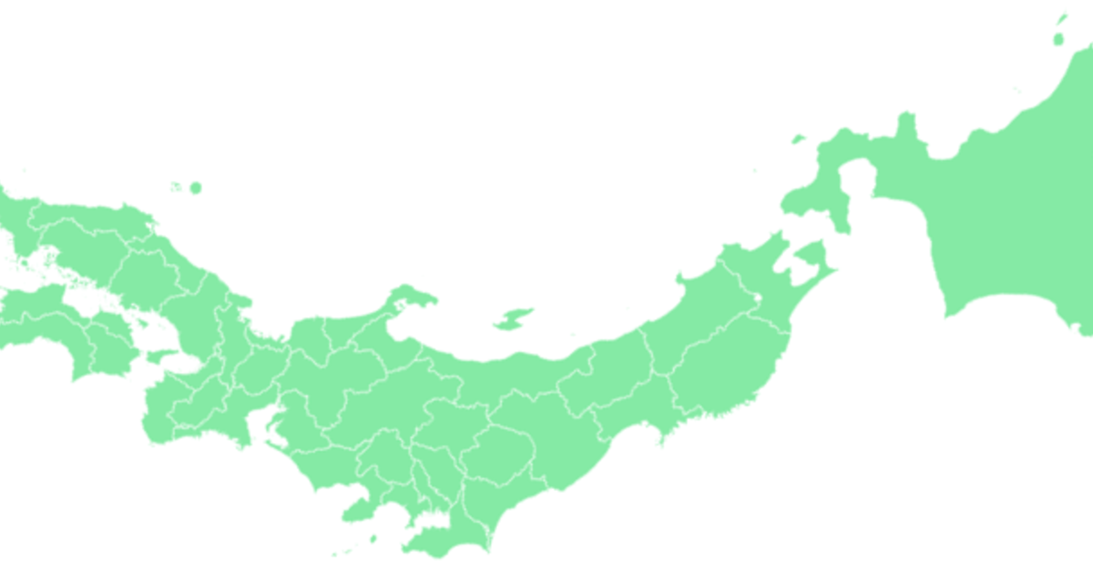 Excelで日本地図を色塗りしてみた 10 47 株式会社ワークスタイルラボ