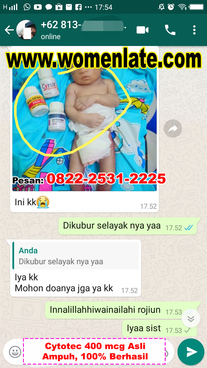 Telat haid 1 bulan Obat Cytotec 400 mg Mengatasi Telat Datang Bulan