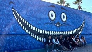 九十九里浜 宮原海岸堤防 WALL ART