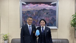 ユアムーン代表の田中が魚津市長・村椿市長を訪問！