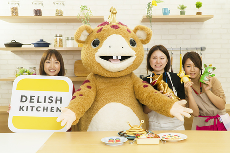 Every Day Every Inc 快獣ブースカが料理にチャレンジ 新しくなったdelish Kitchenのスタジオで その腕前を披露 株式会社エブリー