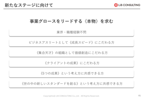 会社案内資料 今の非常識を10年後の常識に 株式会社リブ コンサルティング