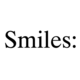 Smiles: BLOG