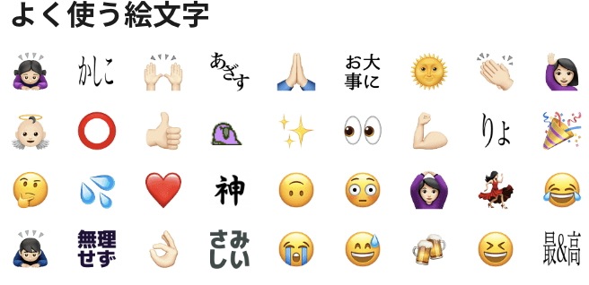 Slackに登録されてる絵文字を紹介します🤘🔥  MAISON MARCデザイン 